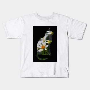 Flower Cat 3 Kids T-Shirt